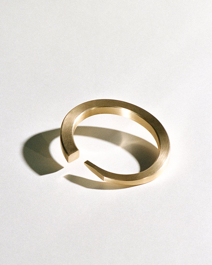 Ciufoli One Satin Gold Cuff